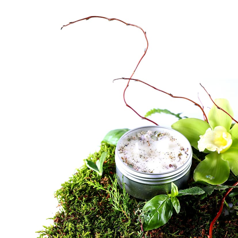3 ароматни свещи GREEN HERBS & ORCHIDS