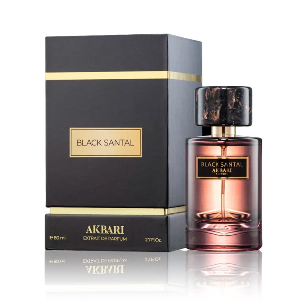 AKBARI BLACK SANTAL EXTRAIT DE PARFUM 80 ML
