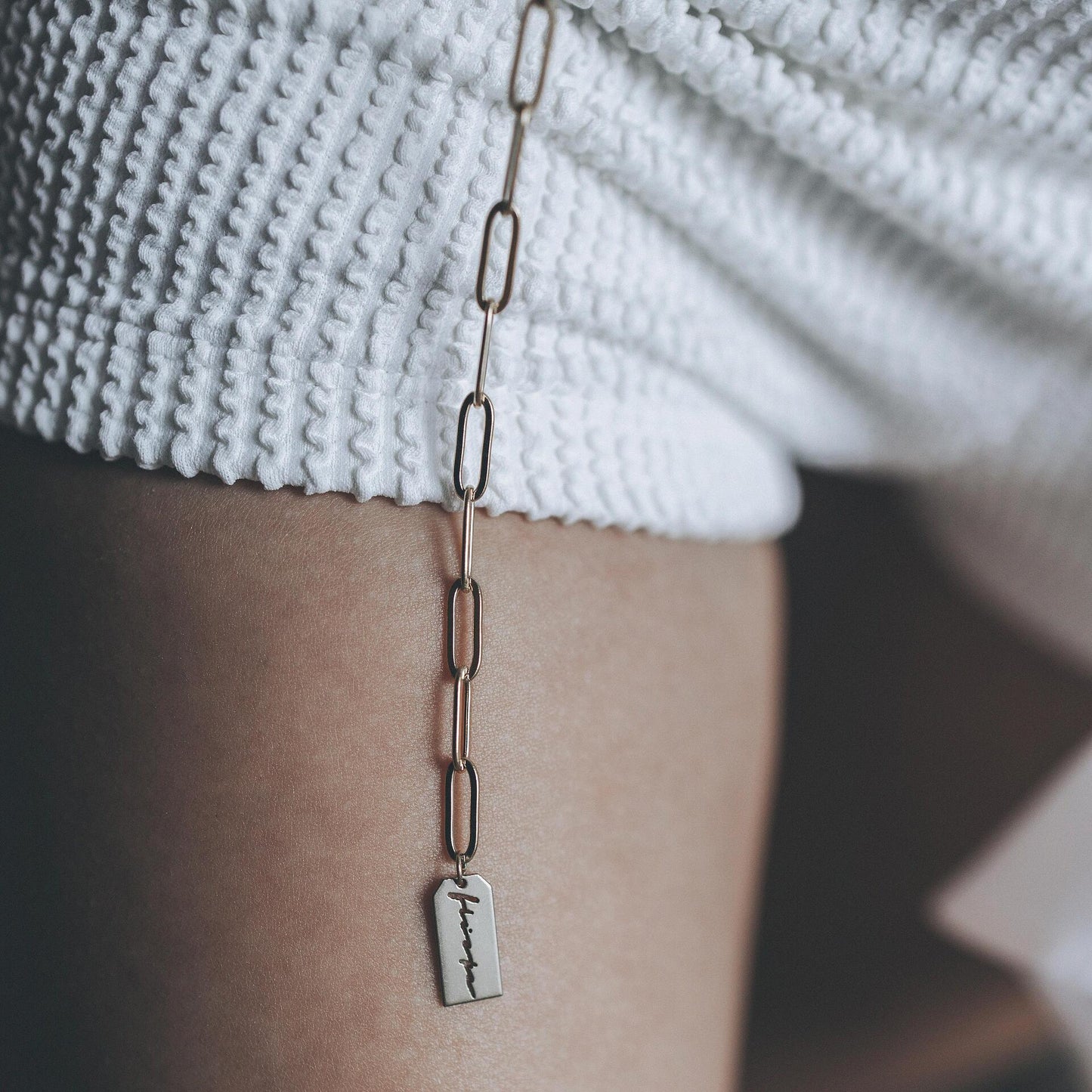 БИЖУ ЗА ТАЛИЯ FLICKA PEARLS & STEEL