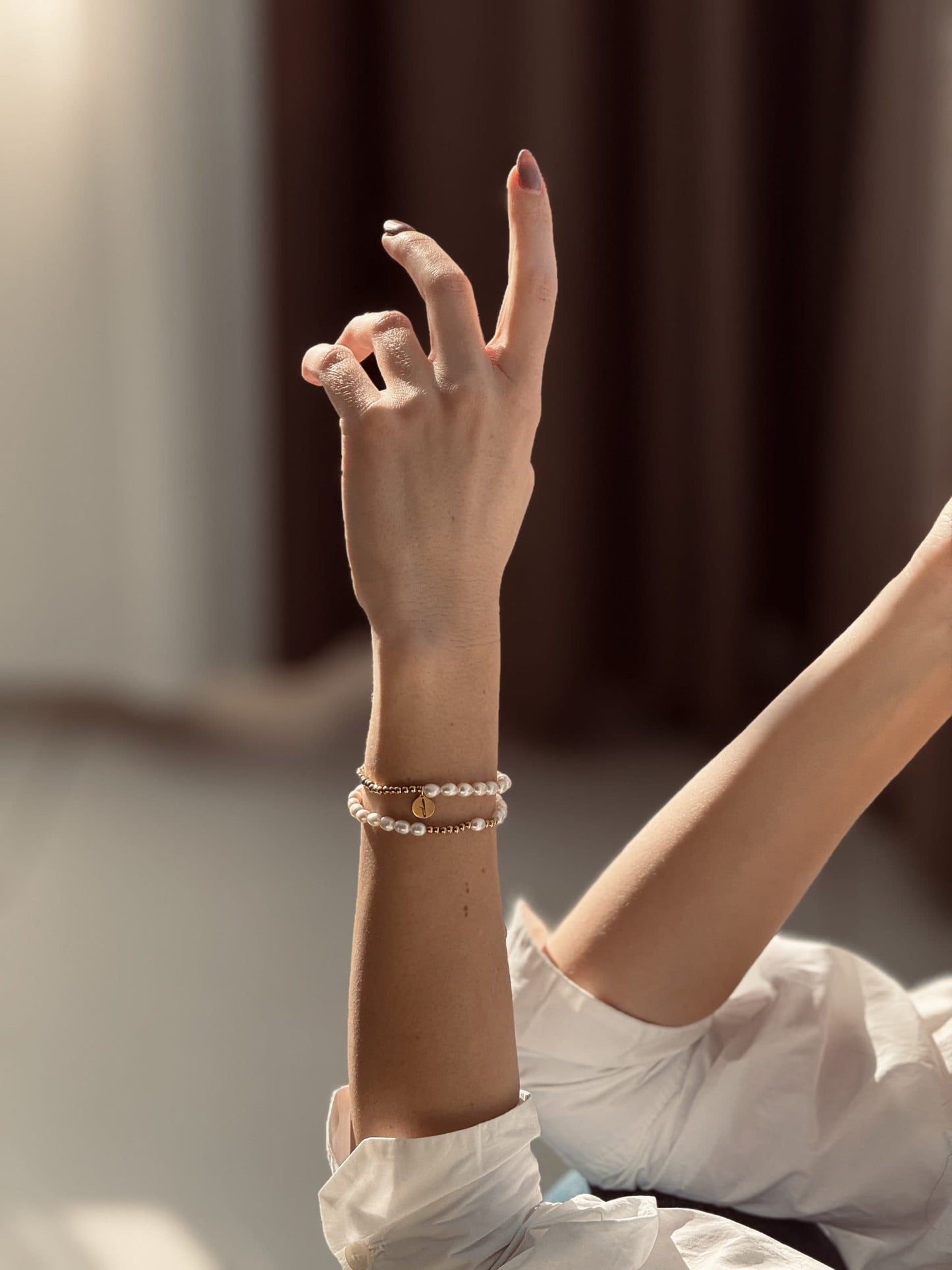 ДВОЙНА ГРИВНА FLICKA RICE PEARLS BLENDED