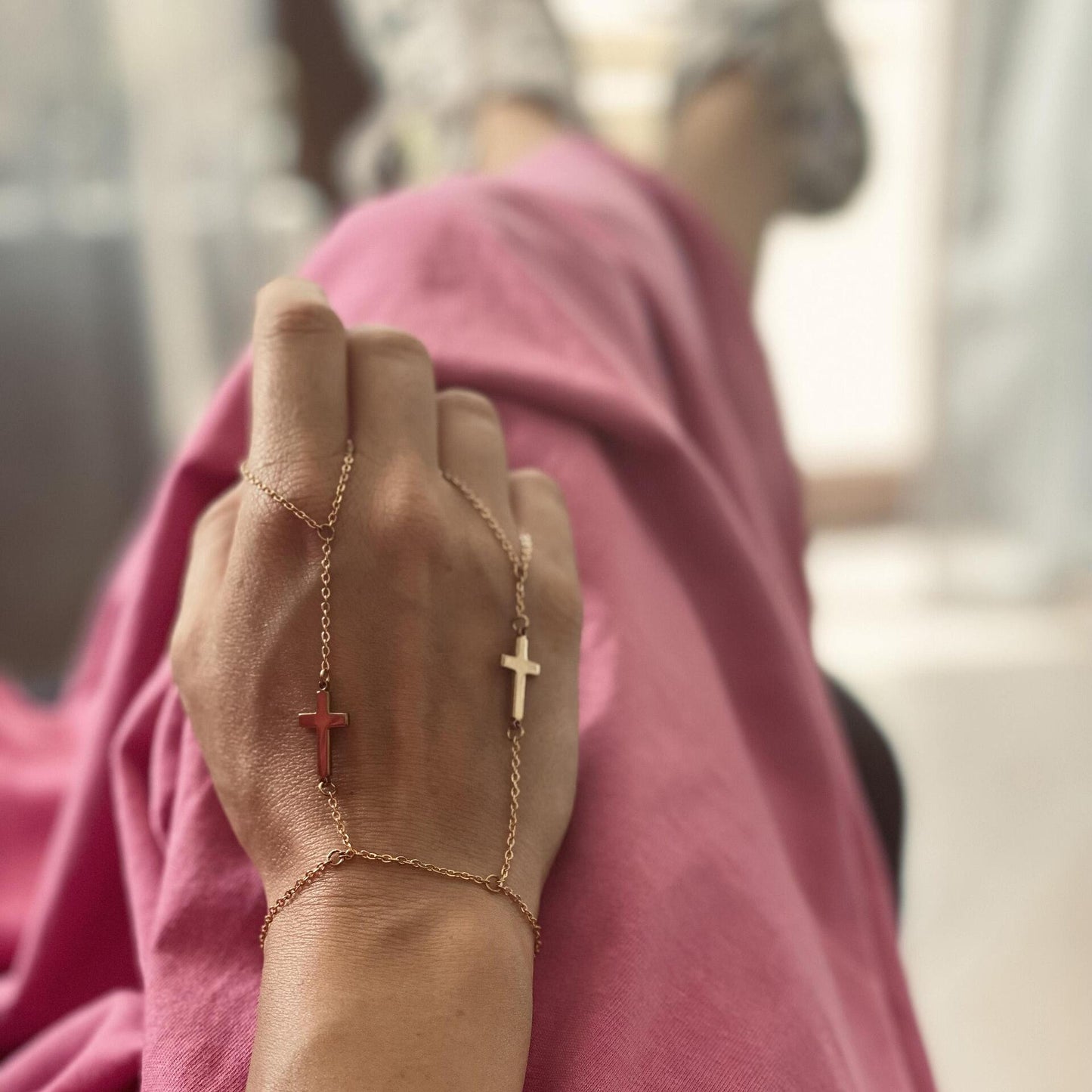 ГРИВНА ЗА ДЛАН FLICKA DOUBLE CROSS