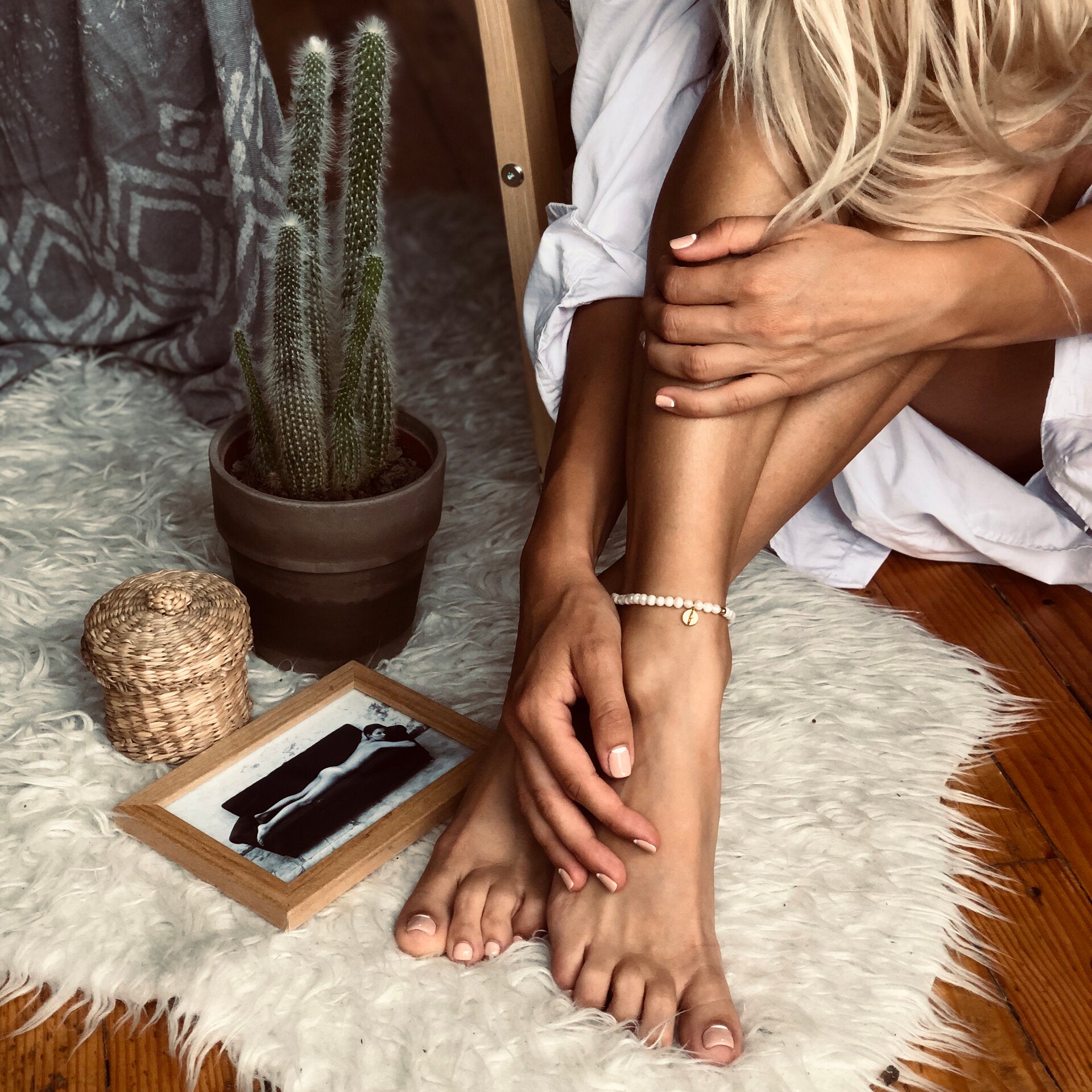 ГРИВНА ЗА ГЛЕЗЕН FLICKA BABY PEARLS