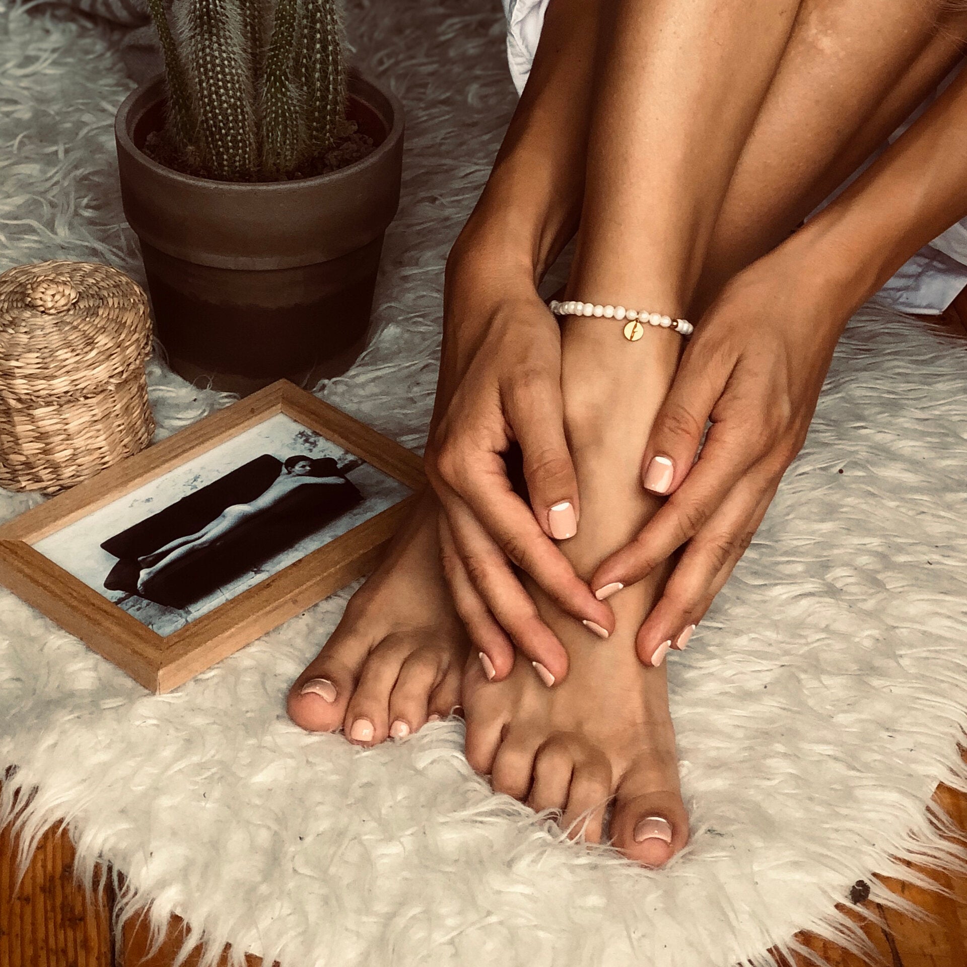 ГРИВНА ЗА ГЛЕЗЕН FLICKA BABY PEARLS