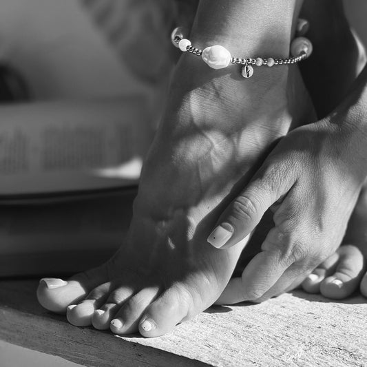 ГРИВНА ЗА ГЛЕЗЕН FLICKA PEARLS-PEARLS