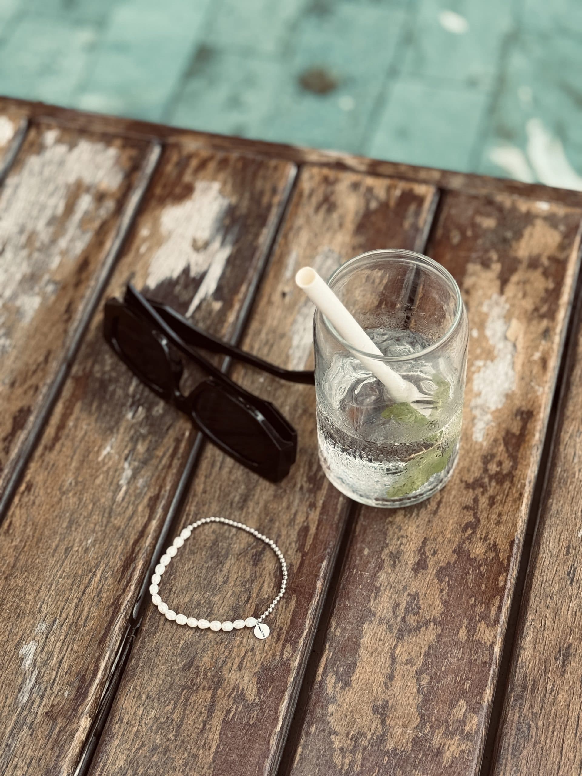 ГРИВНА ЗА ГЛЕЗЕН FLICKA RICE PEARLS BLENDED