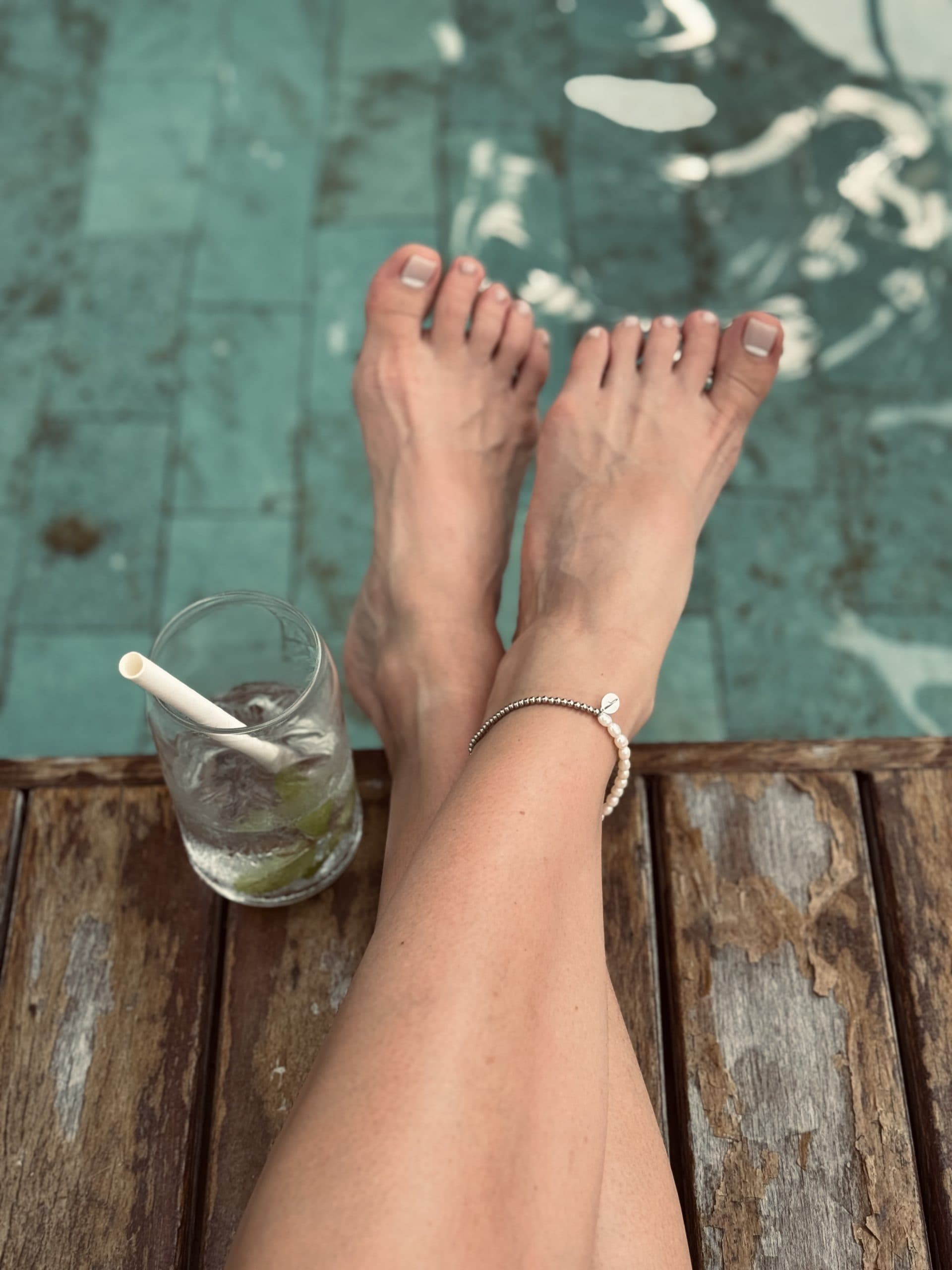 ГРИВНА ЗА ГЛЕЗЕН FLICKA RICE PEARLS BLENDED