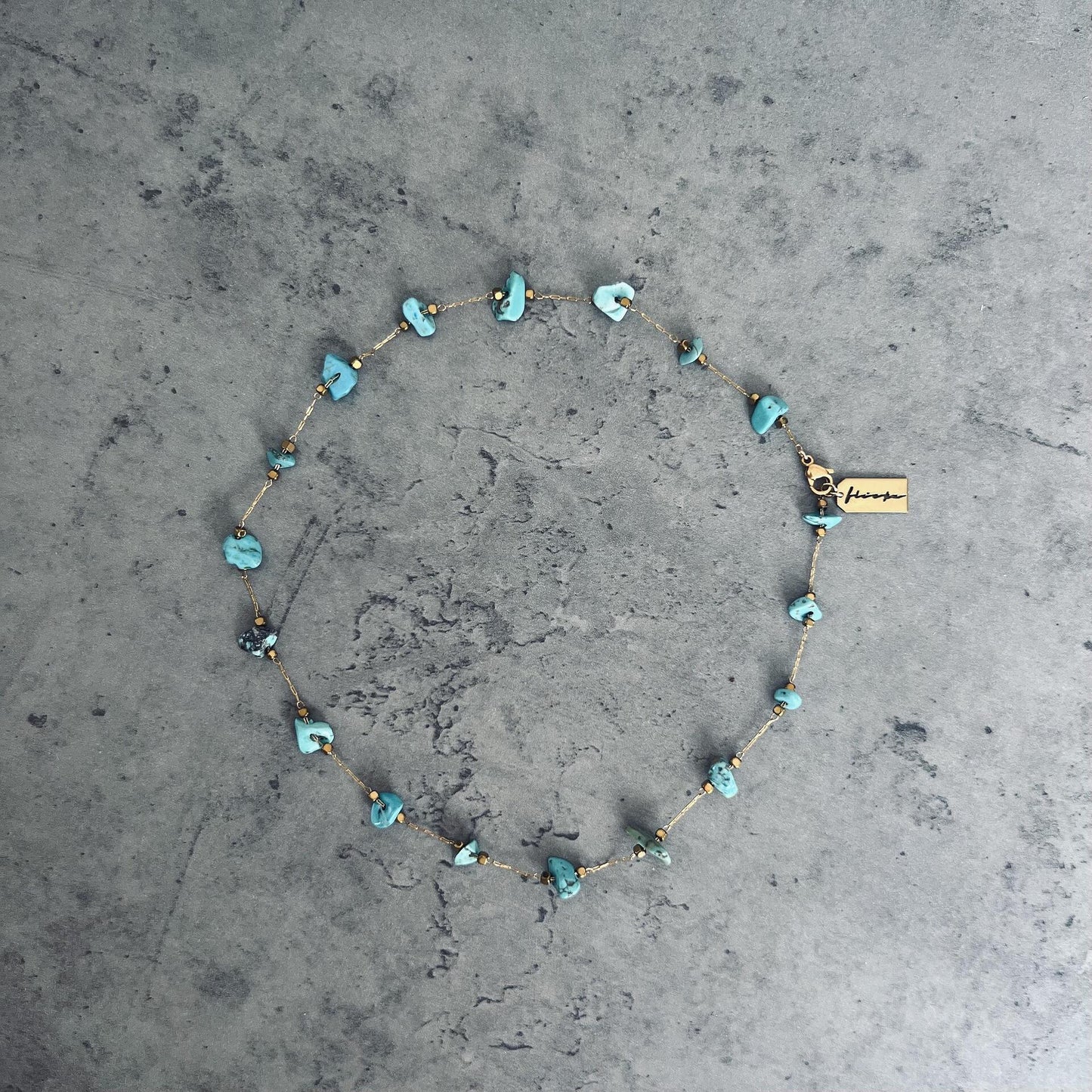 ГРИВНА ЗА ГЛЕЗЕН FLICKA SKY STONES