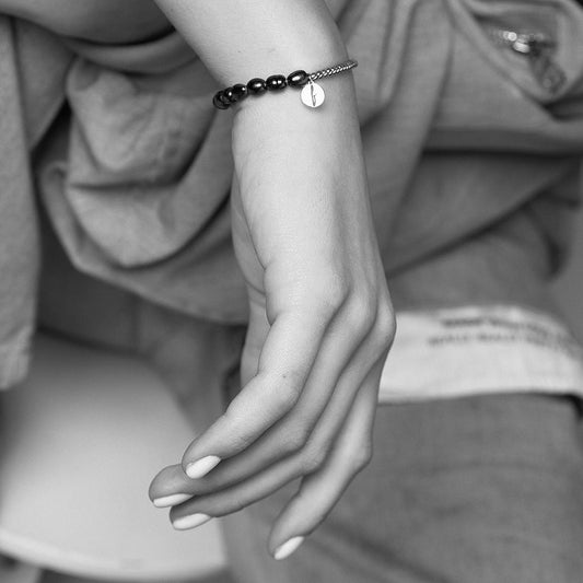 ГРИВНА ЗА РЪКА FLICKA RICE PEALRS BLENDED DEEP