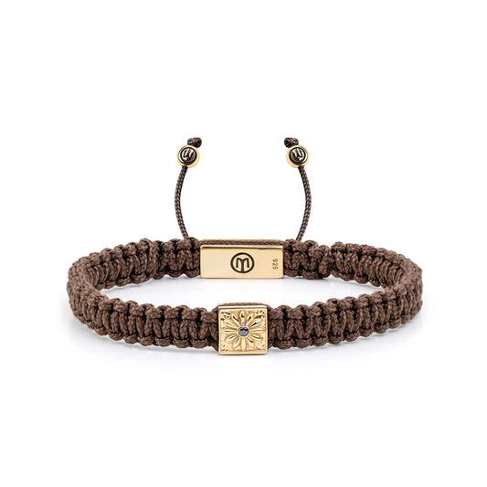 КАФЯВА МАКРАМЕ ГРИВНА MAHIGAN В ЗЛАТО - 8 ММ