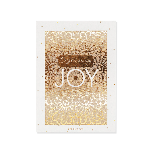 Картичка REMINDART You bring JOY to the world