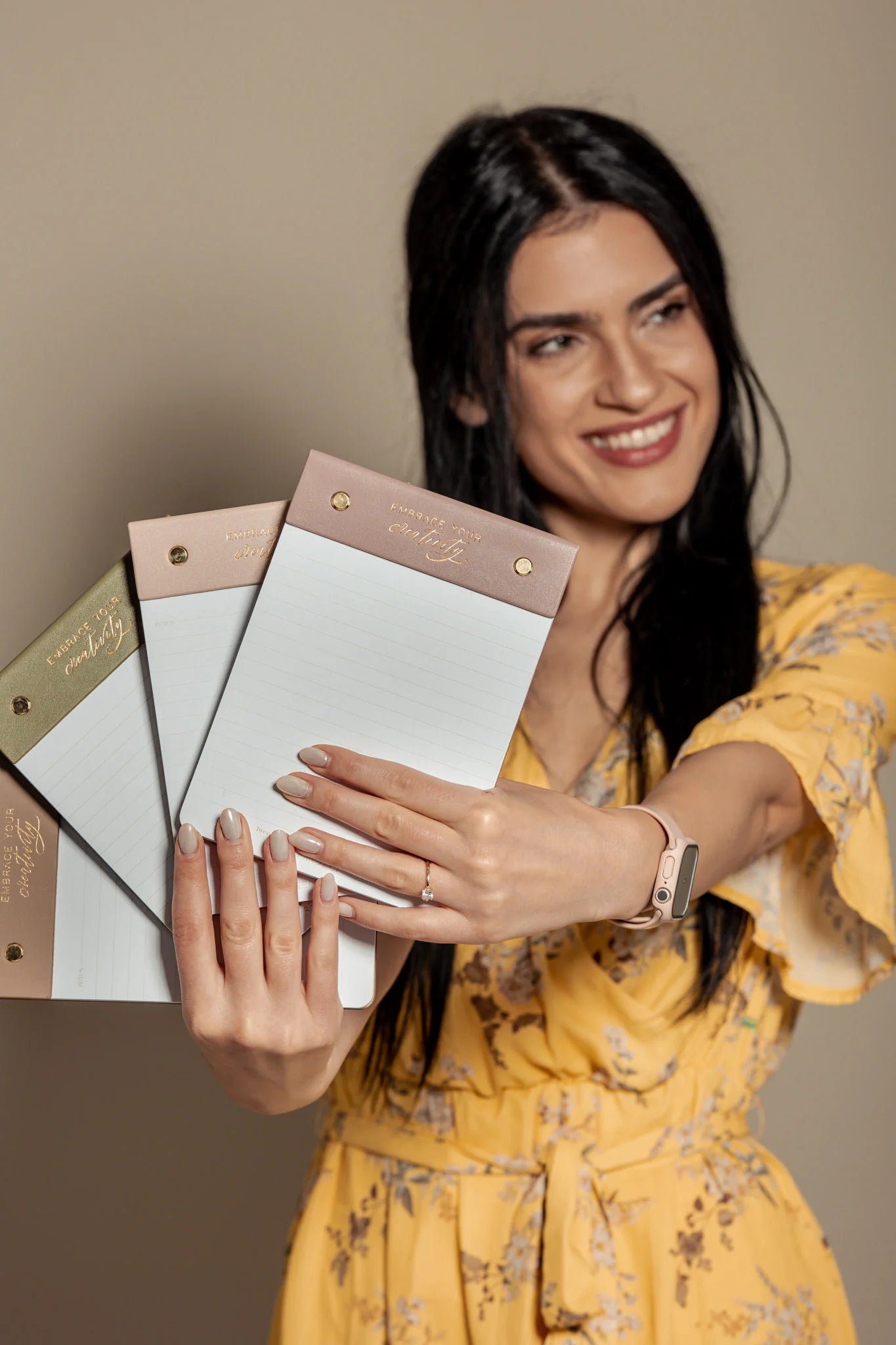 Кожен бележник REMINDART Notepad Leather DUSTY ROSE