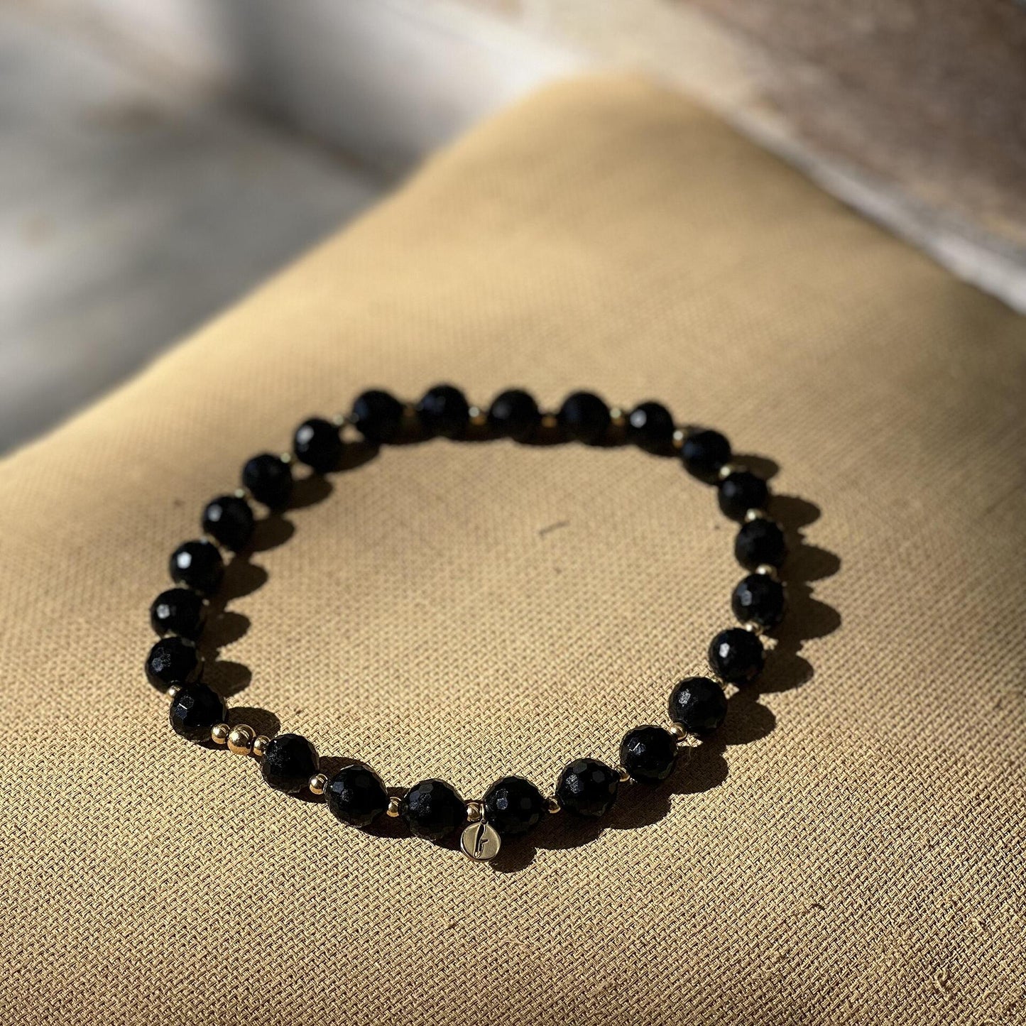 КОЛИЕ FLICKA BLACK BEADS