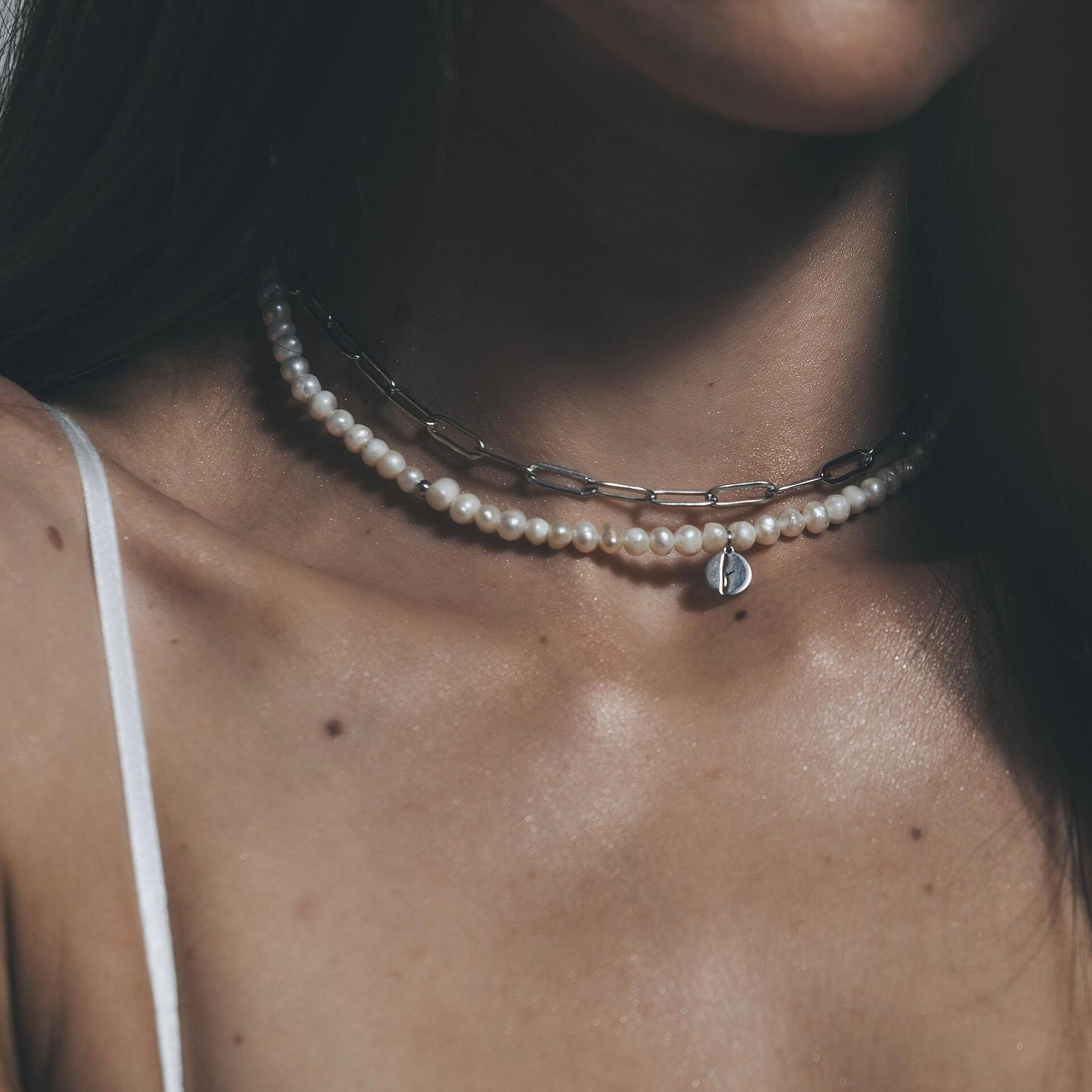 КОЛИЕ FLICKA PEARLS & CLIPS