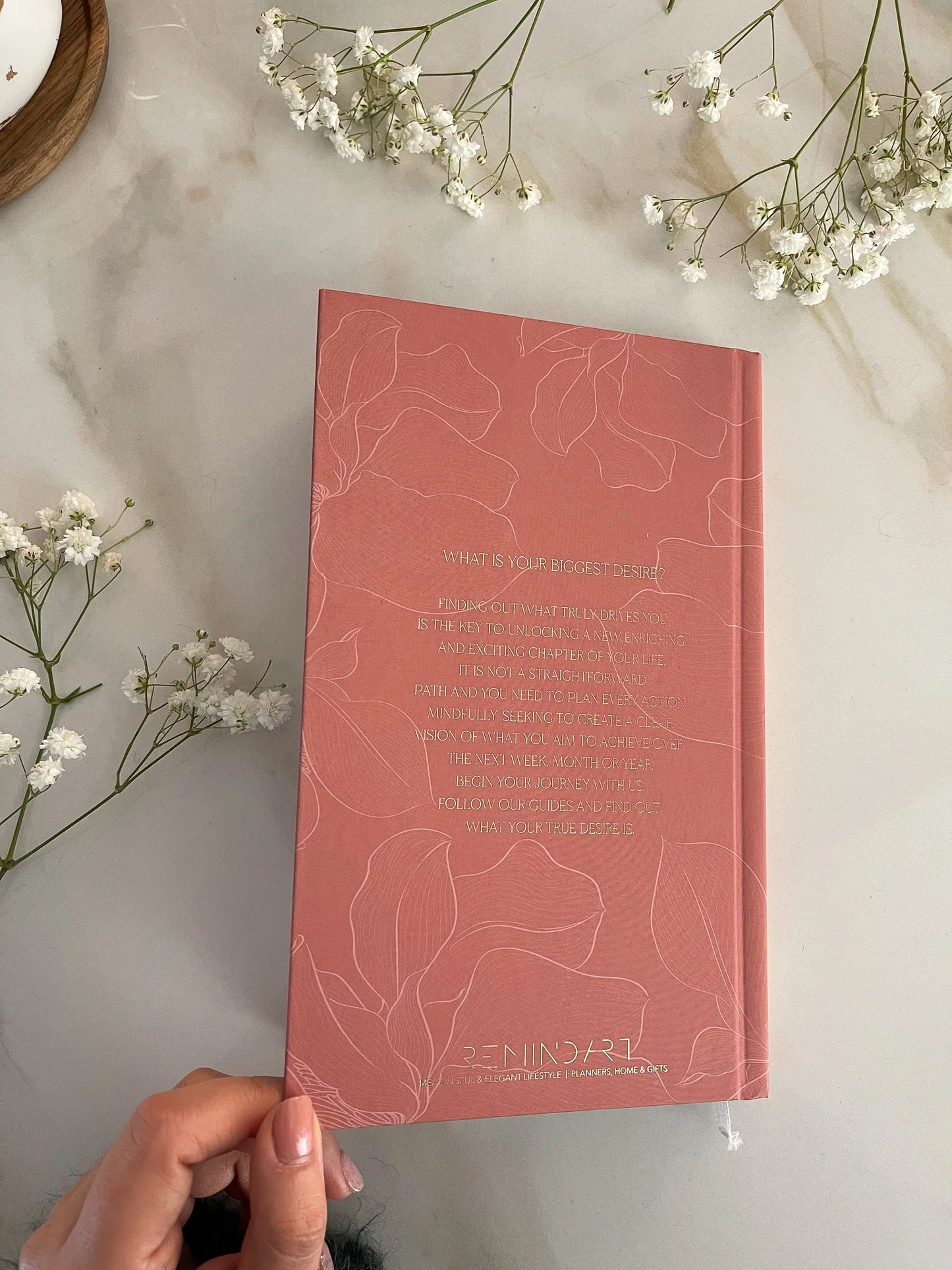 Планер REMINDART DESIRE Feminine Touch със съдържание на английски