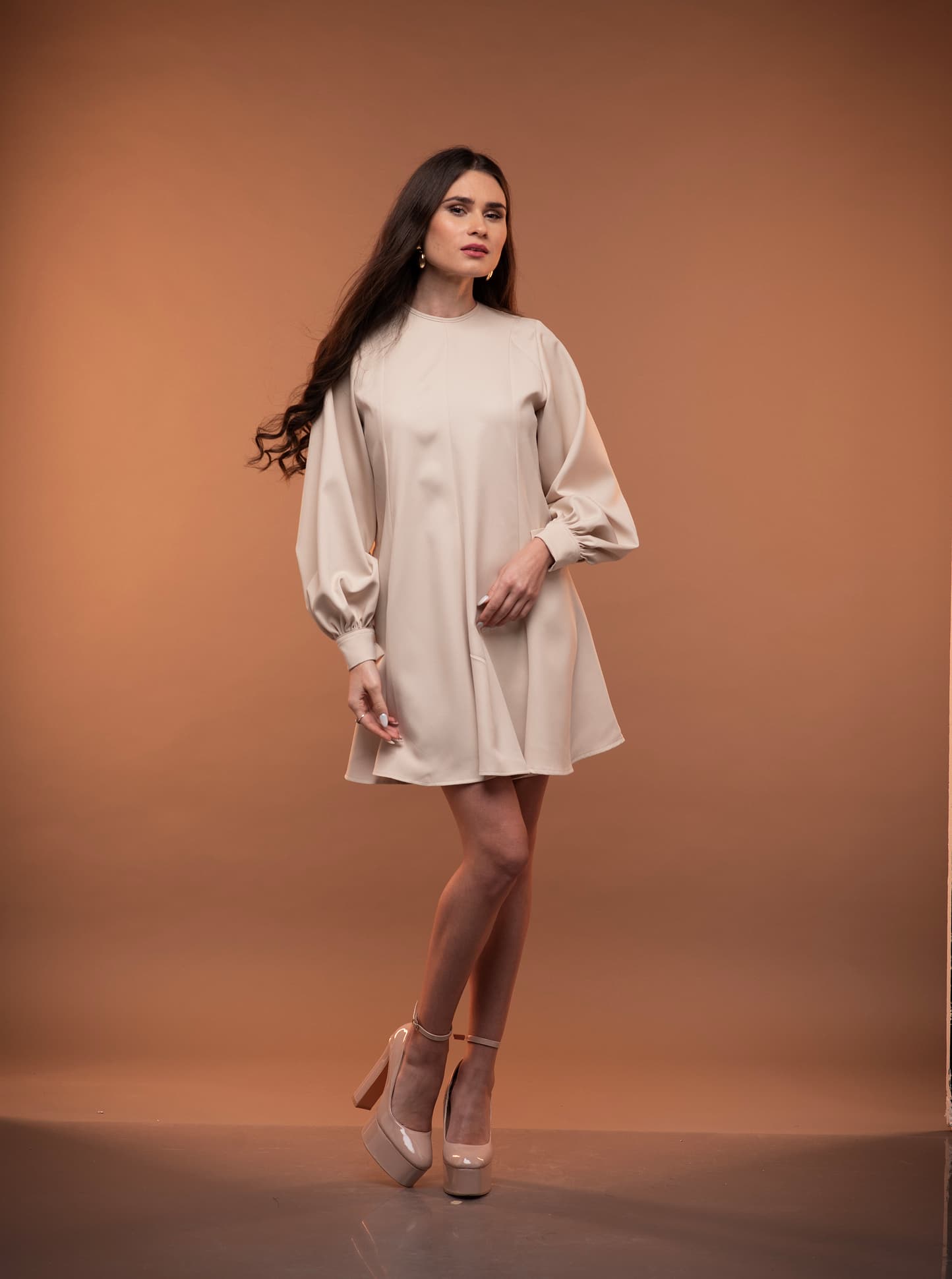 Рокля KALIA BEIGE