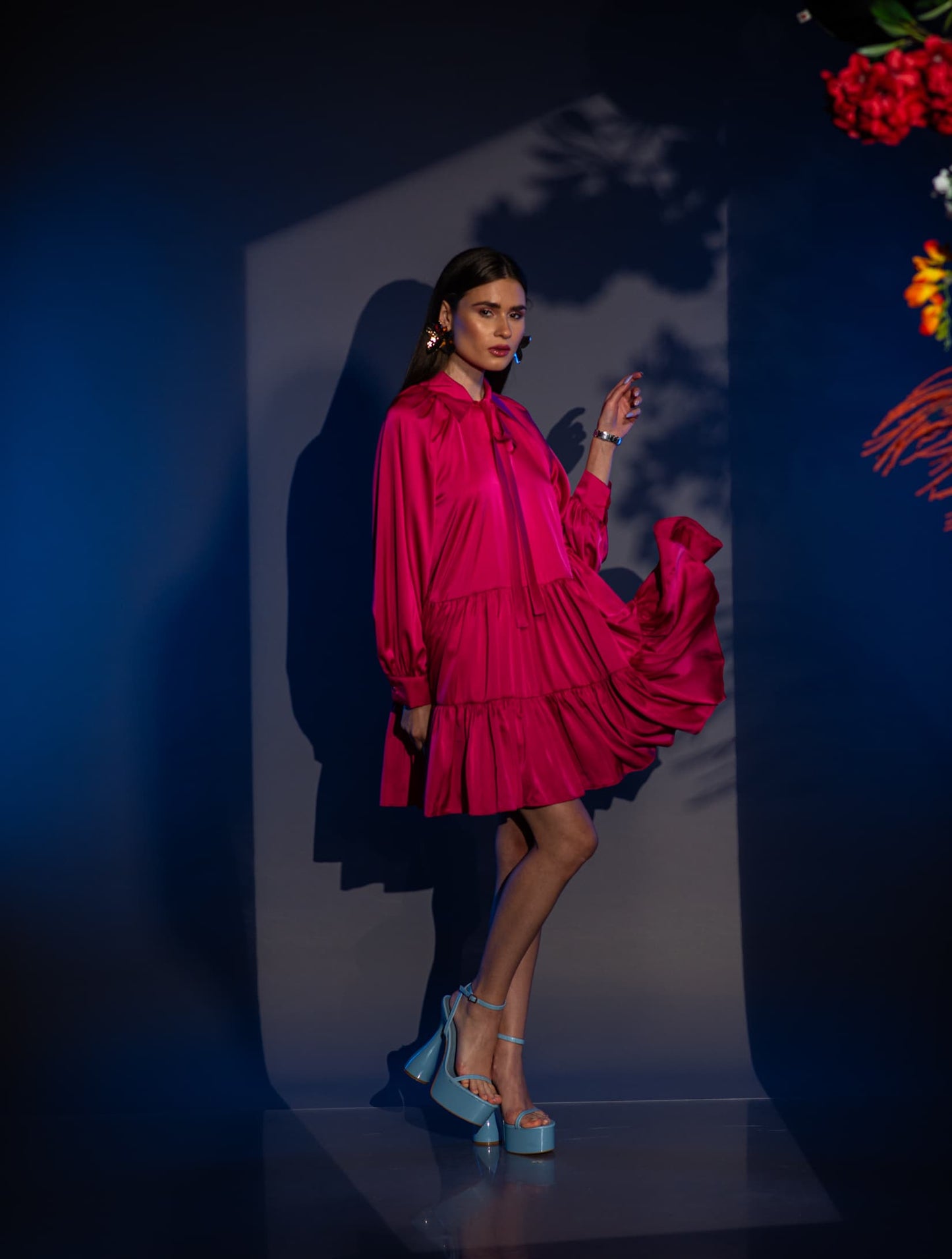 Рокля ANAISA FUCSIA