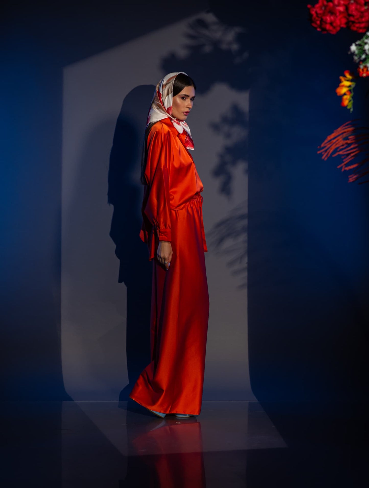 Сатенен сет DALISTA ORANGE от VERNISSAGE