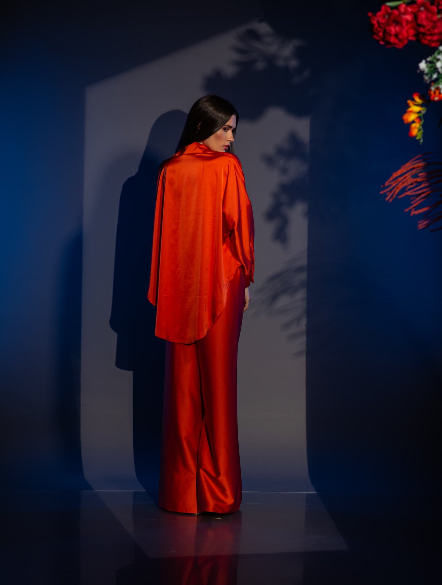 Сатенен сет DALISTA ORANGE от VERNISSAGE