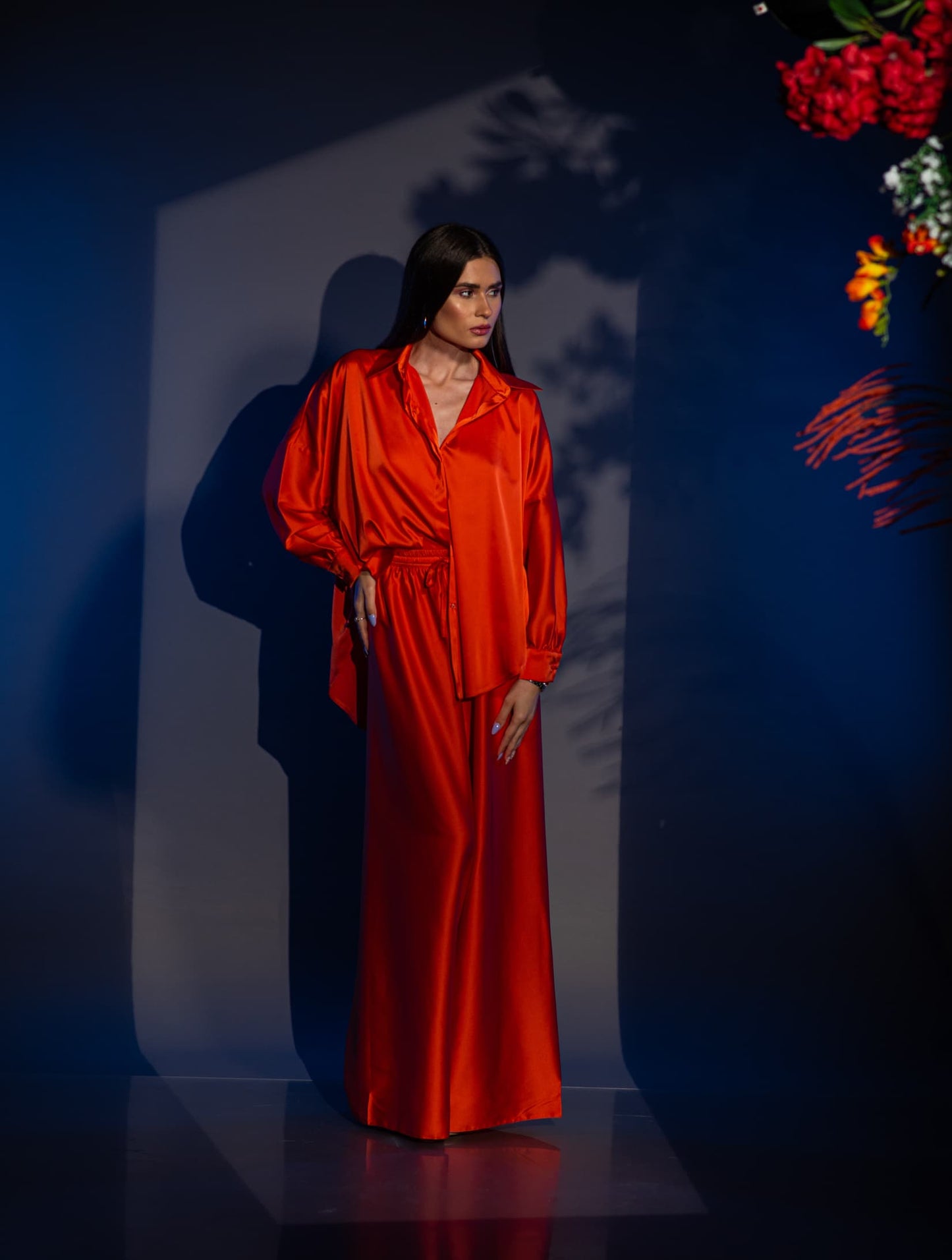 Сатенен сет DALISTA ORANGE от VERNISSAGE