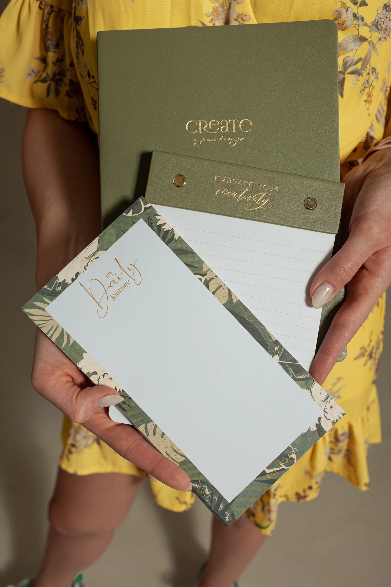 Тефтер REMINDART Notepad Daily Journey TROPICAL GREEN
