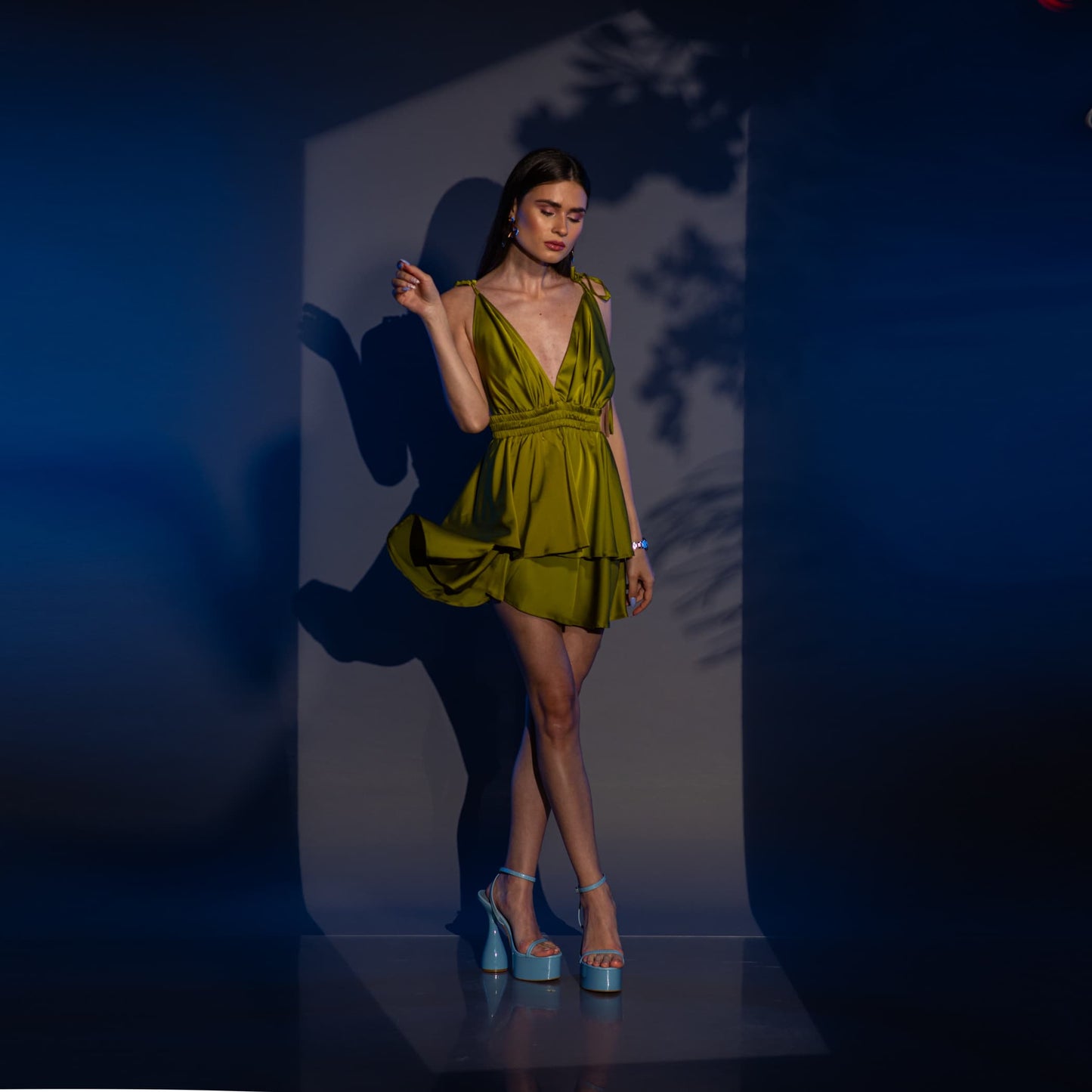 Рокля LORENA GREEN - ЗЕЛЕНА - VERNISSAGE