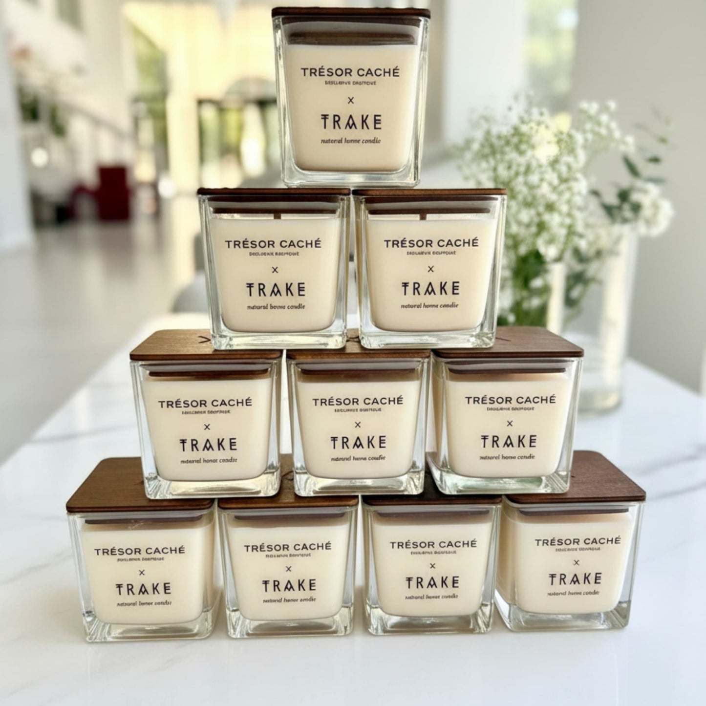 20 Броя Коледна свещ Trésor Caché TRAKE – 250 г