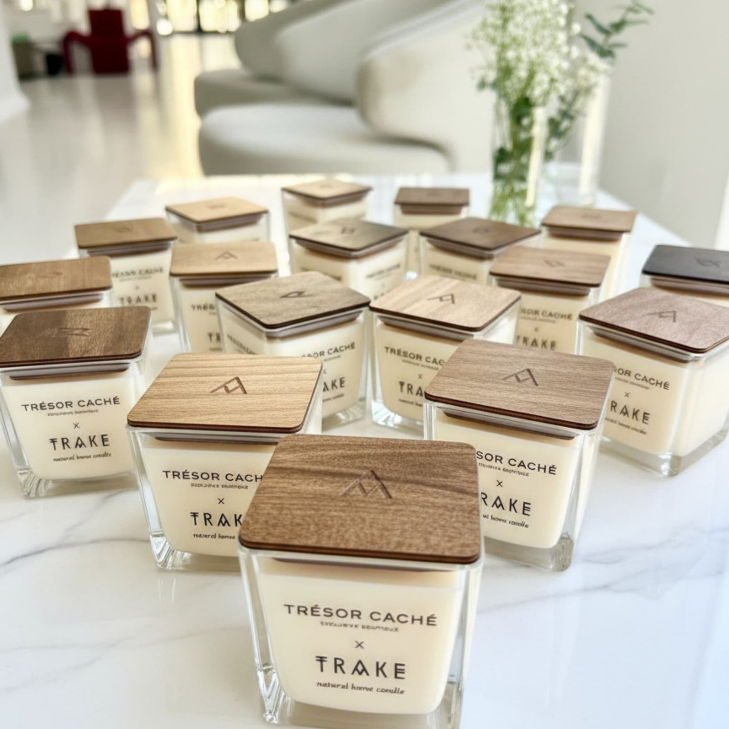 20 Броя Коледна свещ Trésor Caché TRAKE – 250 г