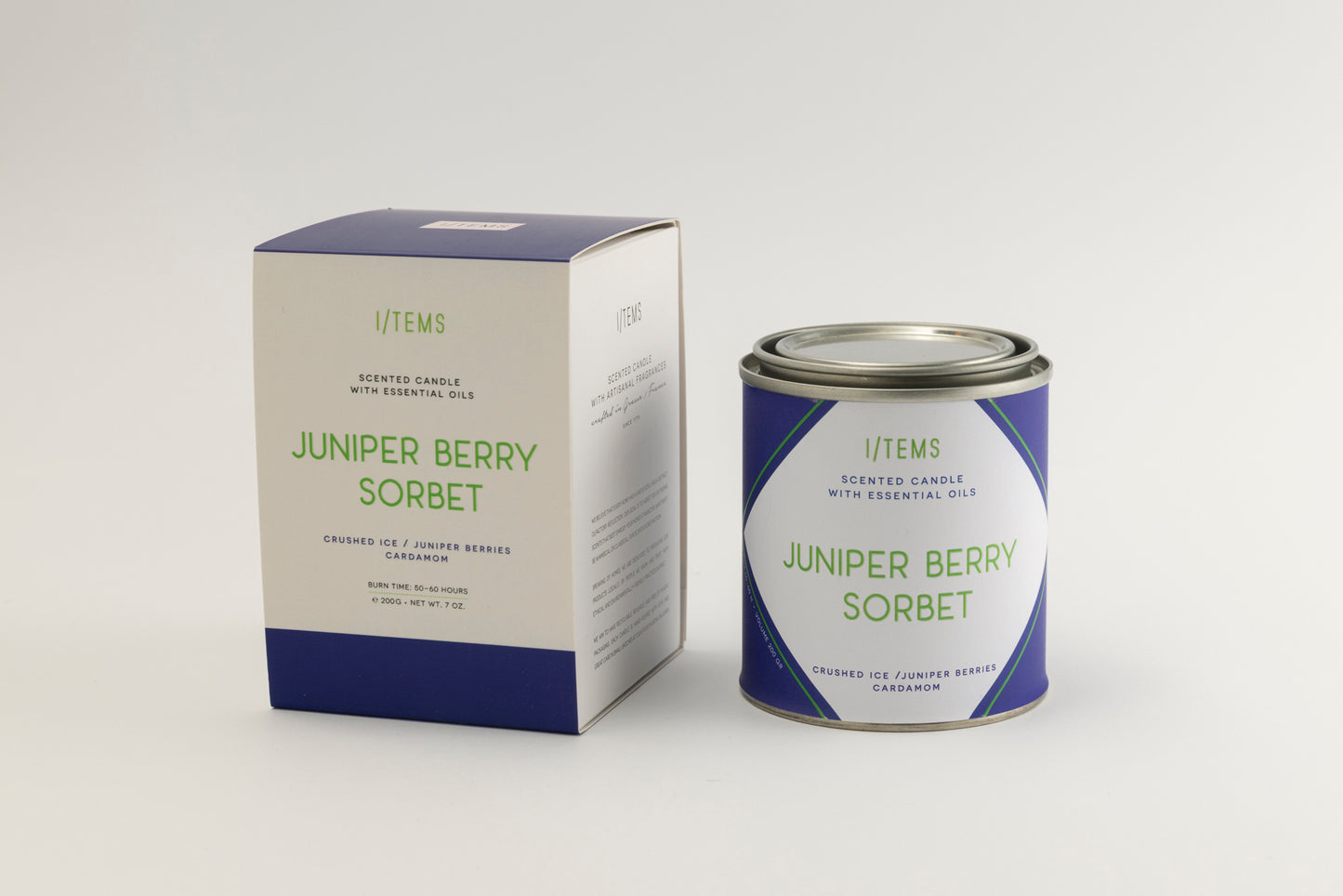 JUNIPER BERRY SORBET - Ароматна свещ със соев восък | I/TEMS