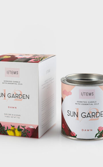 1/2 Sun Garden - Ароматна свещ с растителен восък | I/TEMS