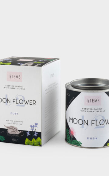 1/2 Moon Flower - Ароматна свещ с растителен восък | I/TEMS