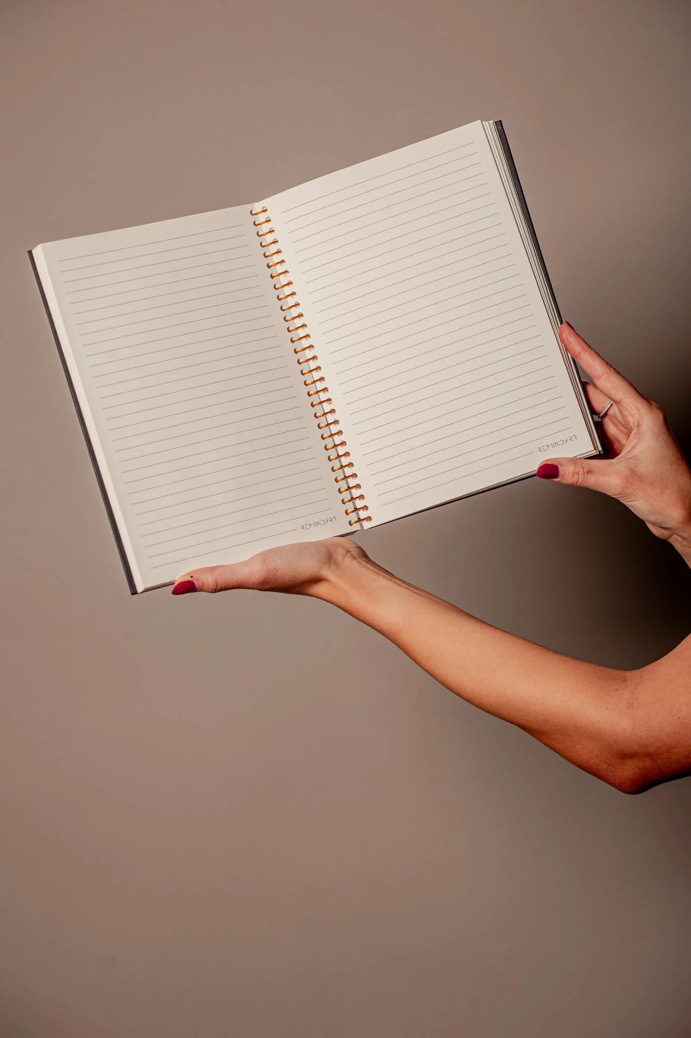 Черен тефтер със спирала REMINDART Black Notebook Goals