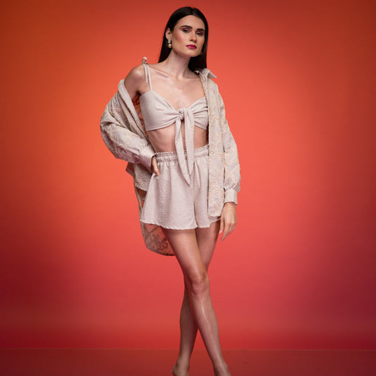 Сет TELIA BEIGE - Елегантен бежов комплект | Vernissage