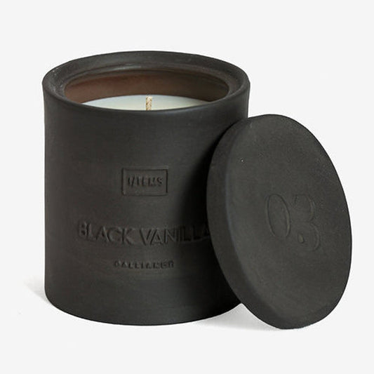 03 / BLACK VANILLA Capsule Candle Collection - Порцеланова ароматна свещ | I/TEMS