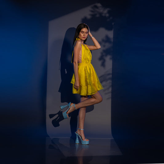 Рокля LORENA YELLOW - ЖЪЛТА - VERNISSAGE