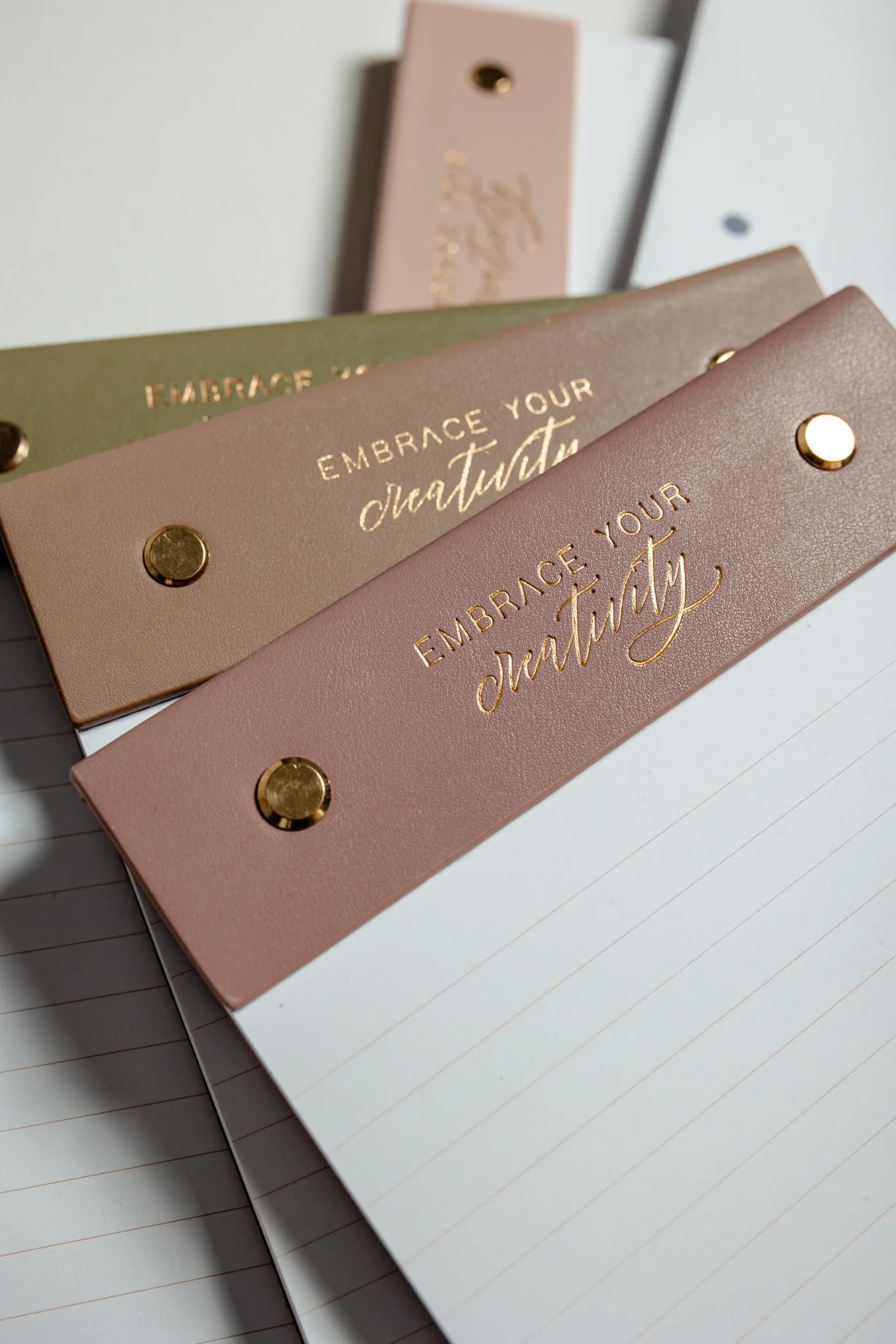 Кожен бележник REMINDART Notepad Leather DUSTY ROSE