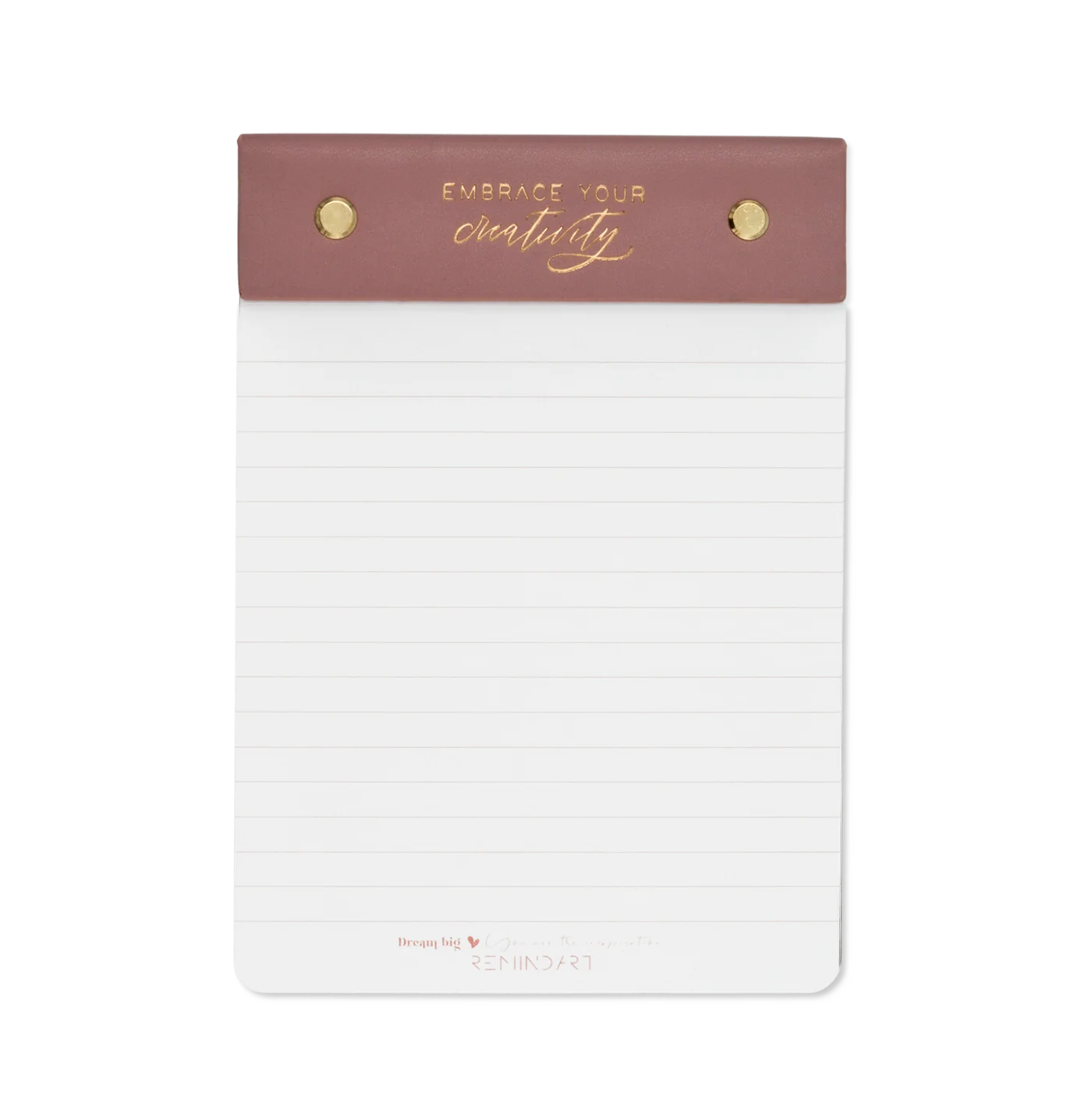 Кожен бележник REMINDART Notepad Leather DUSTY ROSE