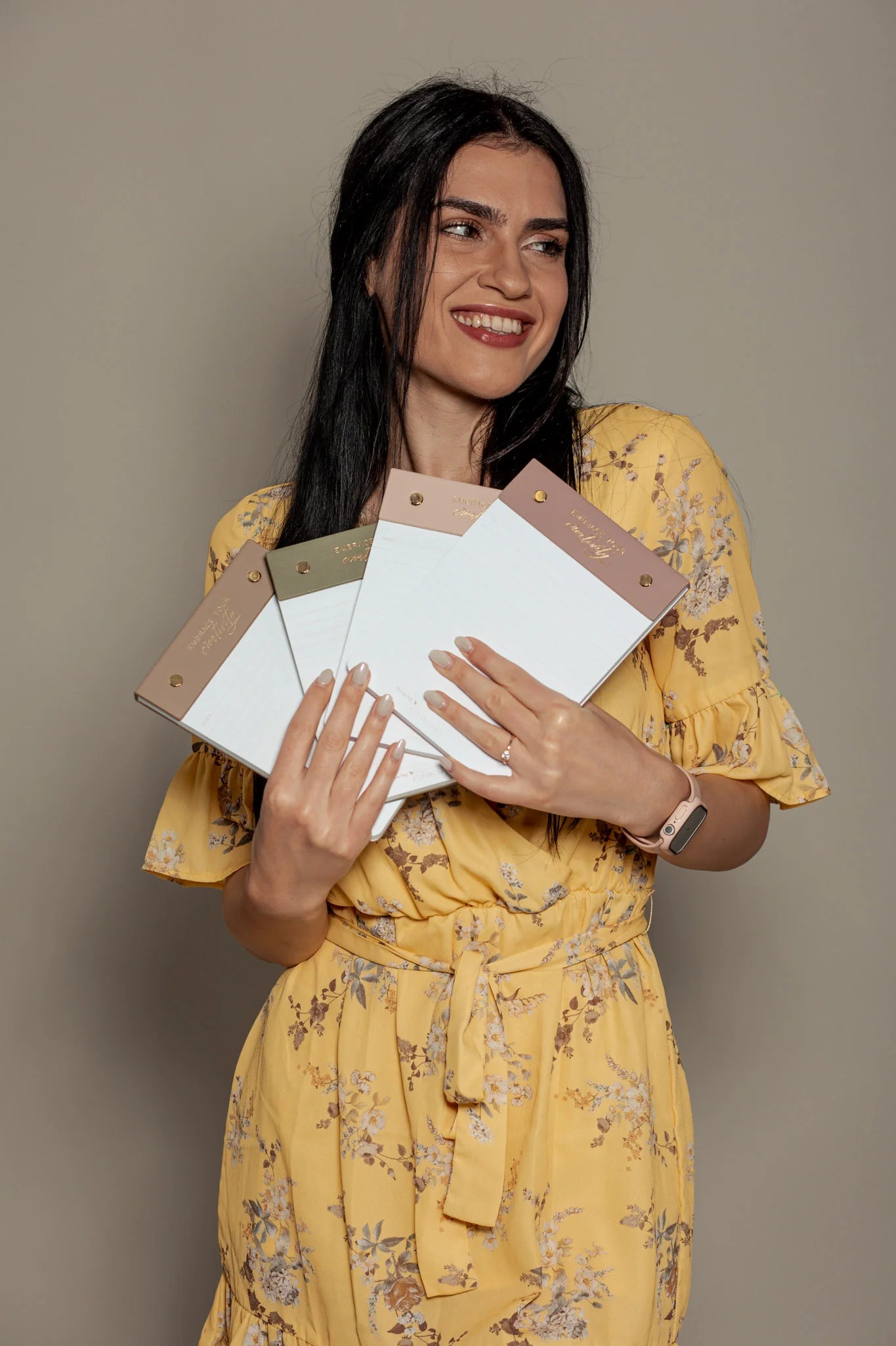 Кожен бележник REMINDART Notepad Leather MOCCA BEIGE