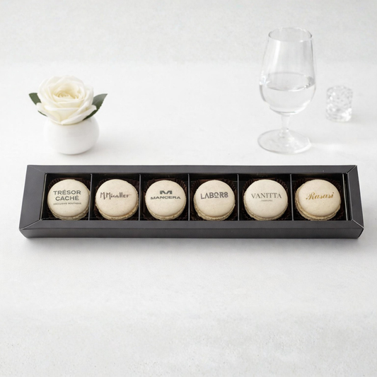 Персонализирани Луксозни Макарони с Лого | Trésor Caché