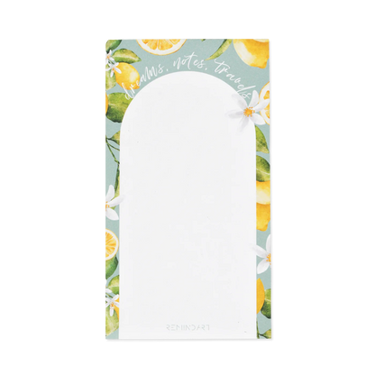 Магнитен бележник REMINDART Notepad Magnet Dreams, Notes, Travels Mint