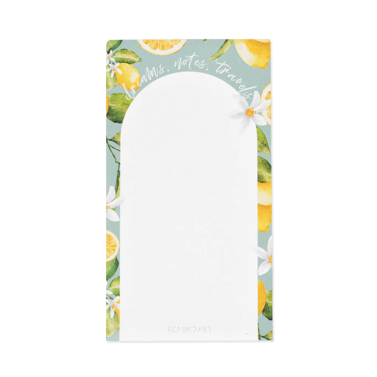 Магнитен бележник REMINDART Notepad Magnet Dreams, Notes, Travels Mint