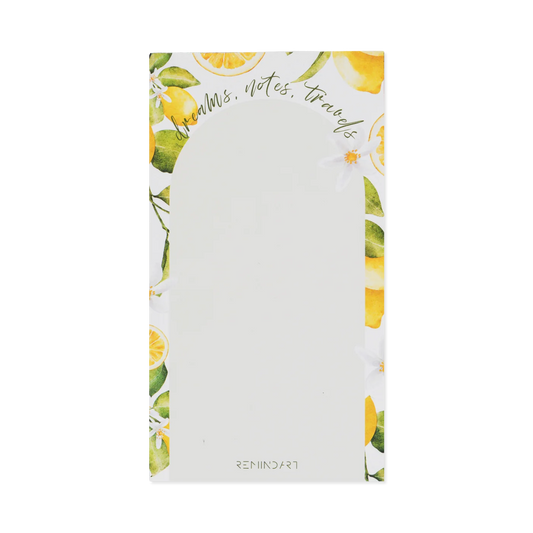 Магнитен бележник REMINDART Notepad Magnet Dreams, Notes, Travels White