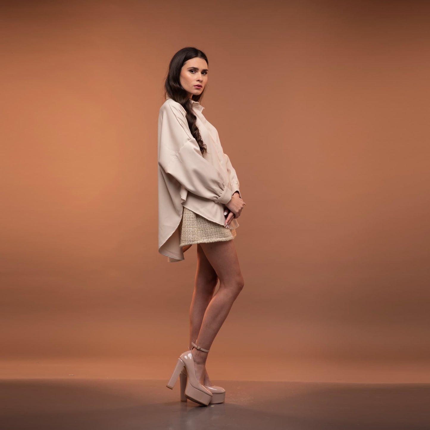 Риза MILA BEIGE