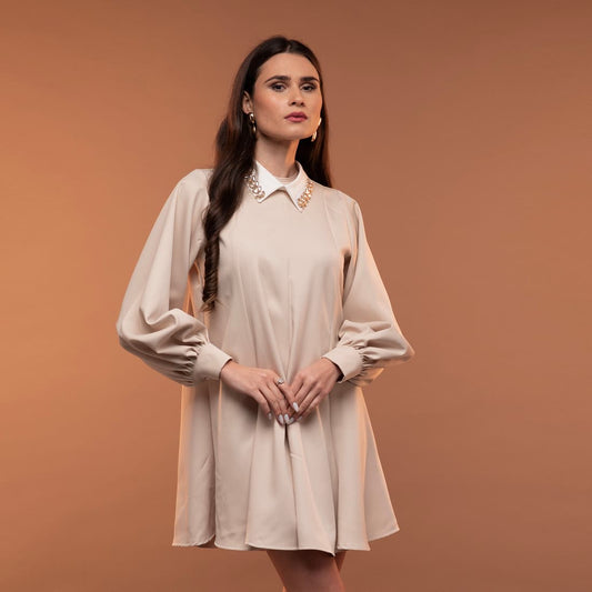 Рокля KALIA BEIGE