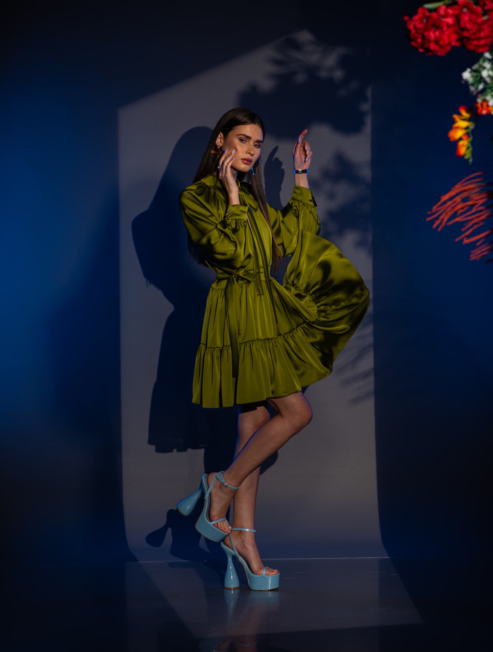 Рокля ANAISA GREEN