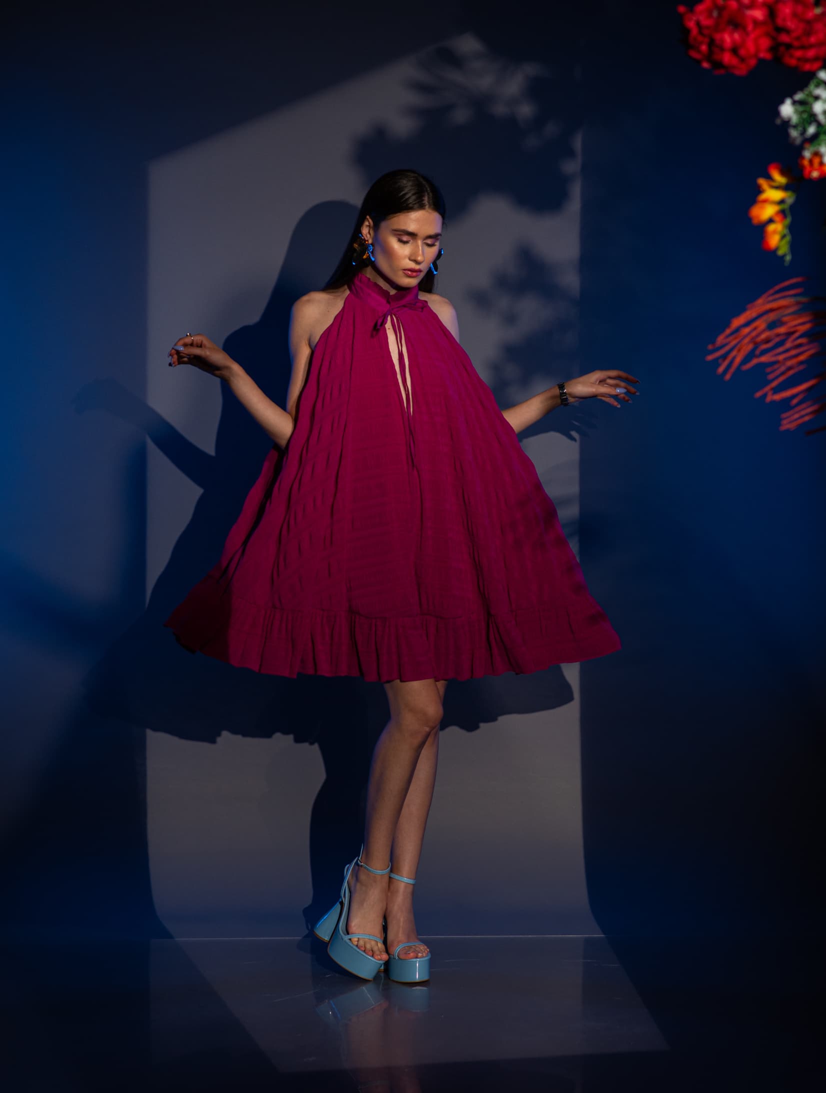Рокля CLARA FUCSIA