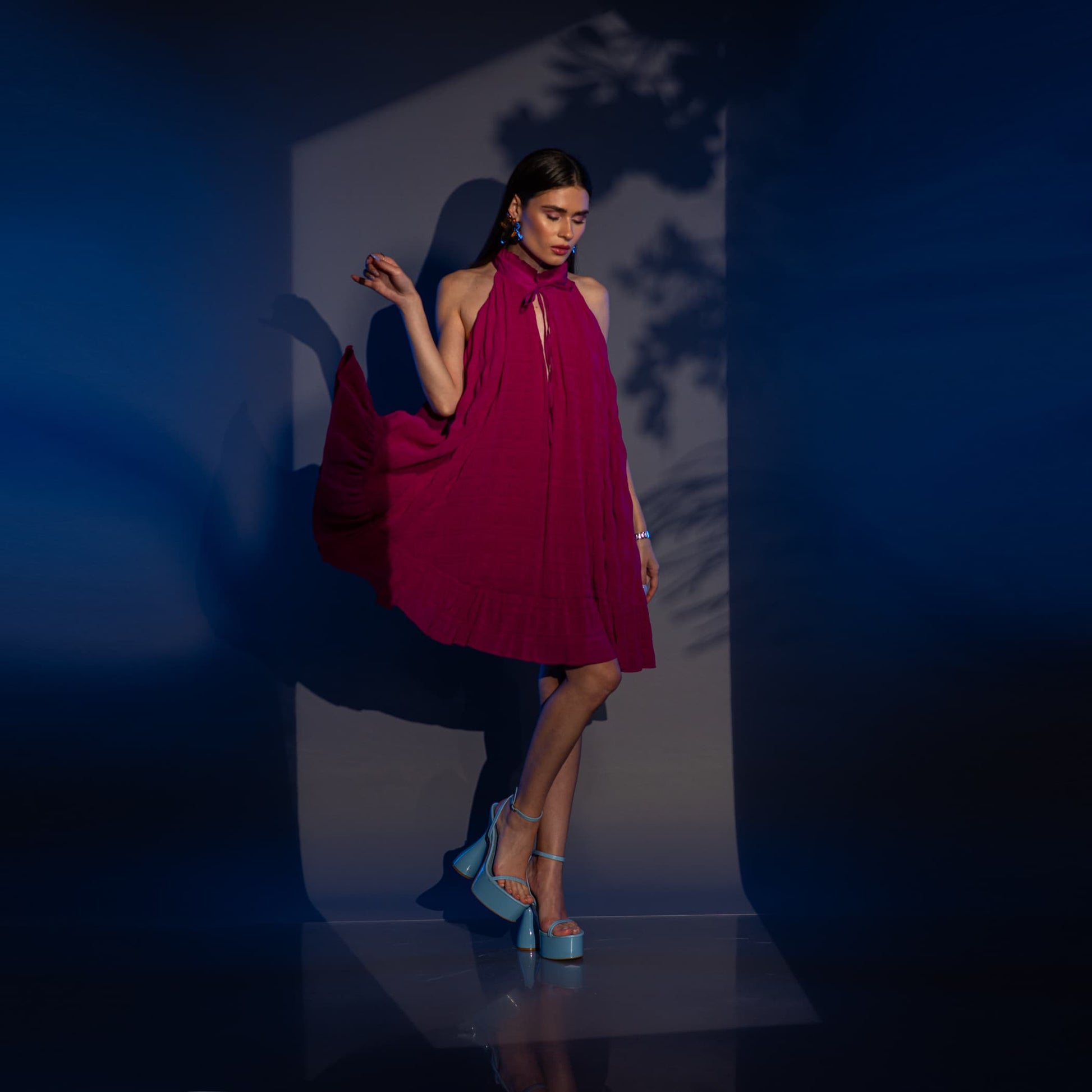 Рокля CLARA FUCSIA