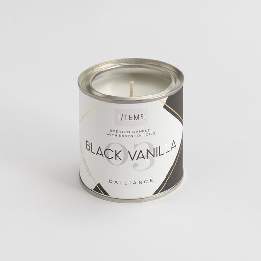 03 / Black Vanilla - Ароматна свещ с растителен восък | I/TEMS