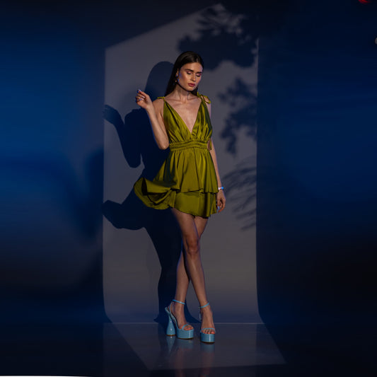 Рокля LORENA GREEN - ЗЕЛЕНА - VERNISSAGE